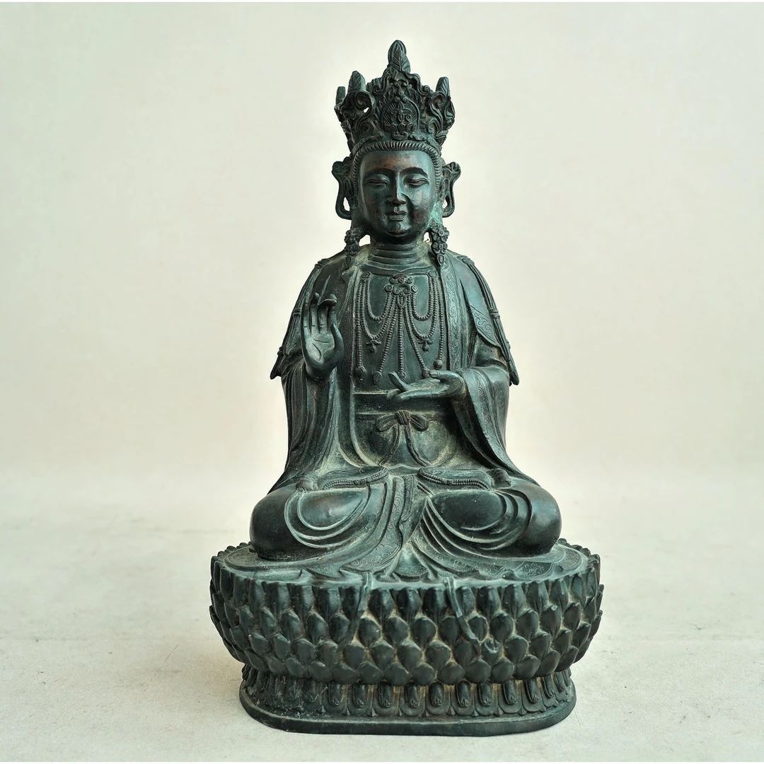 文华开物第153期拍品 18 明 铜质菩萨像