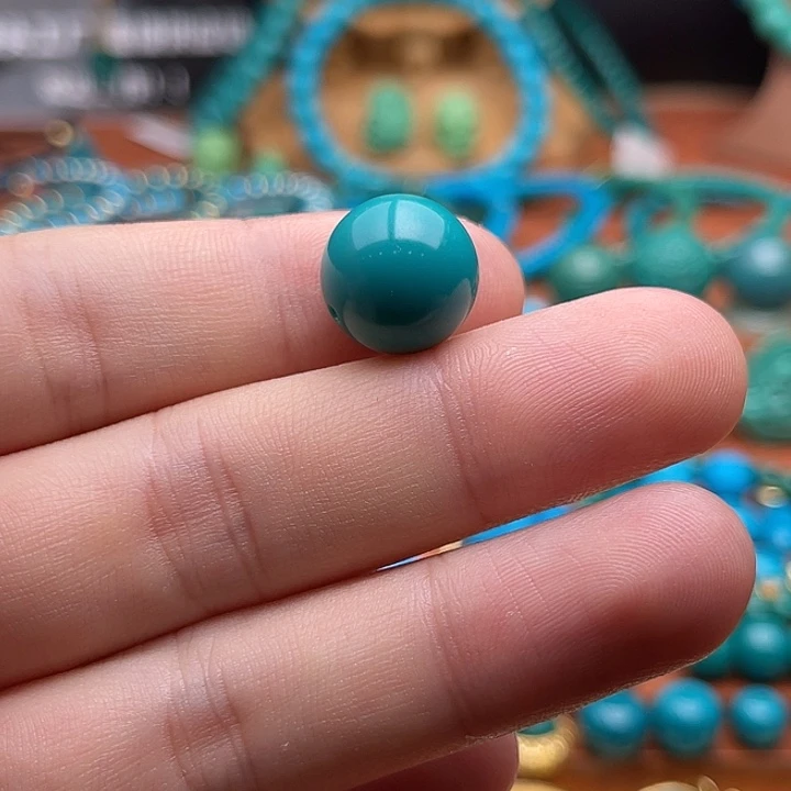 未镶嵌绿松石珠宝奇石