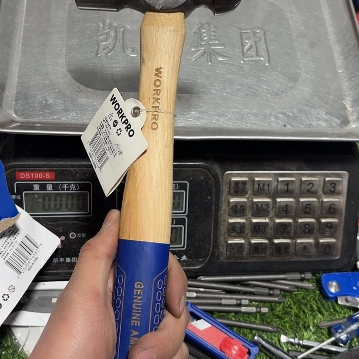万克宝核桃木钻头锤一把16oz