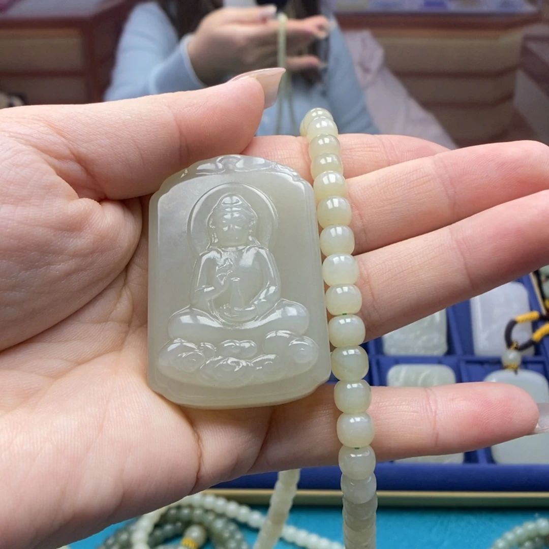 和田玉颈饰未镶嵌用****5