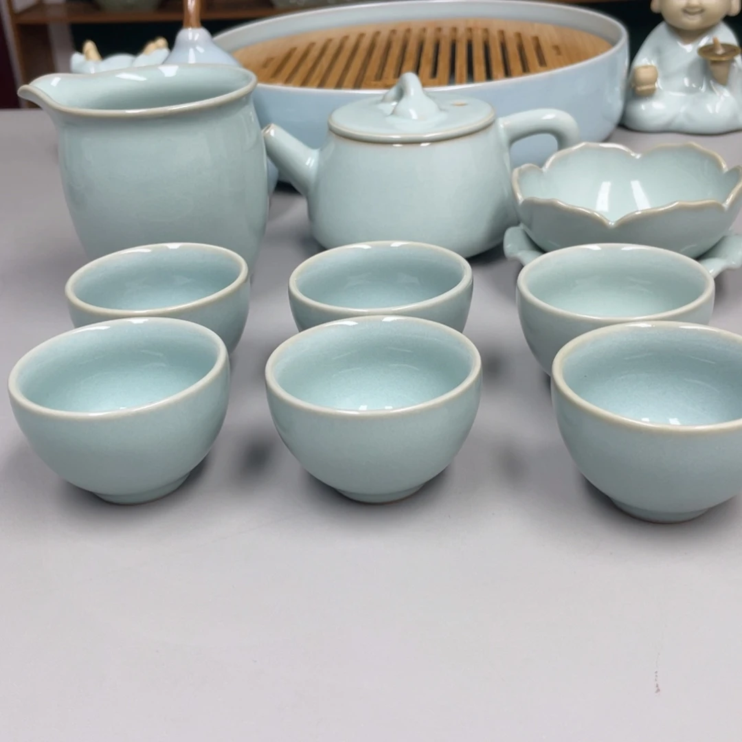 速****瓷天青色赵琳老师十件套