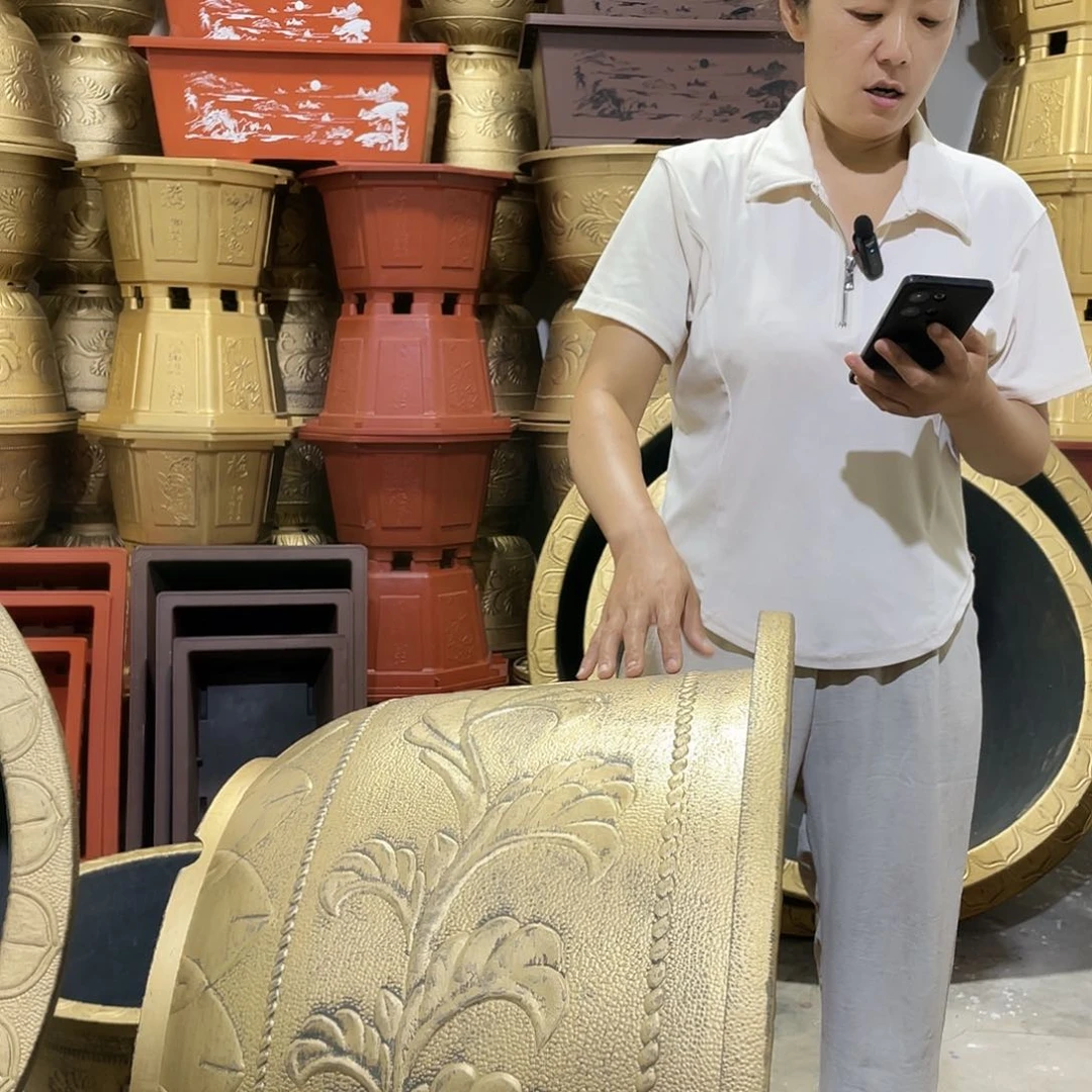 园盆古铜一米一个