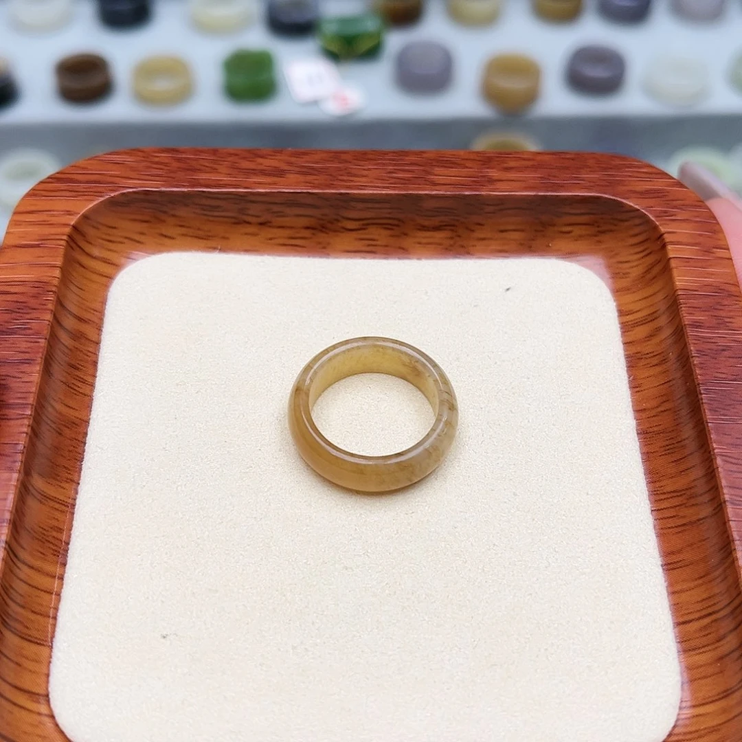 和田玉戒指未镶嵌12号