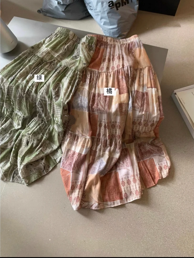 2602-8女装韩版时尚百搭半身裙