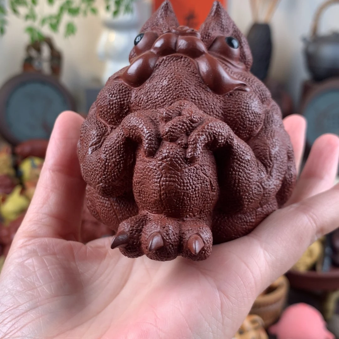 紫砂茶宠山*老板金蟾