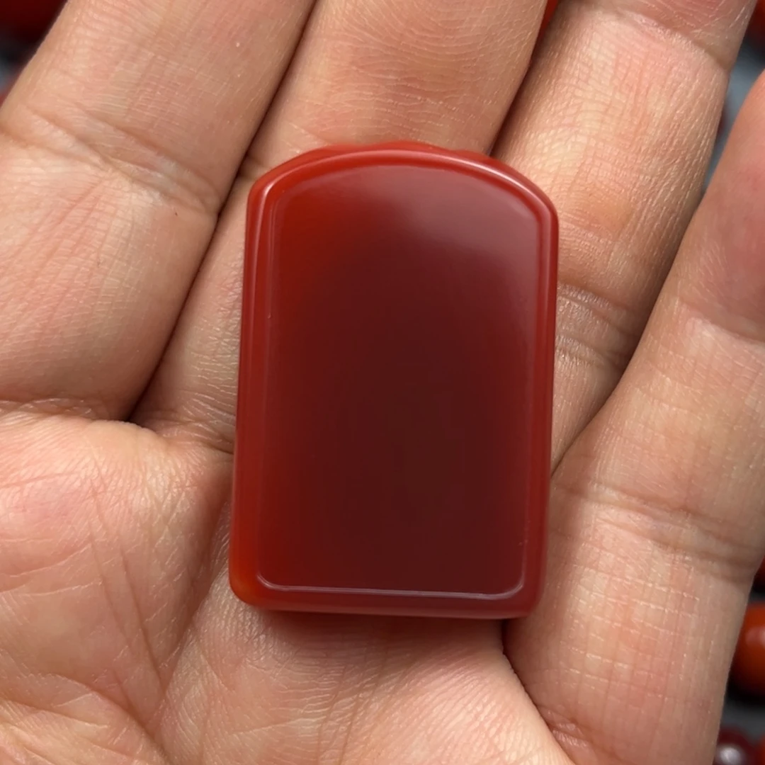 南红玛瑙未镶嵌珠宝奇石尺寸37/24.5/24.5/8