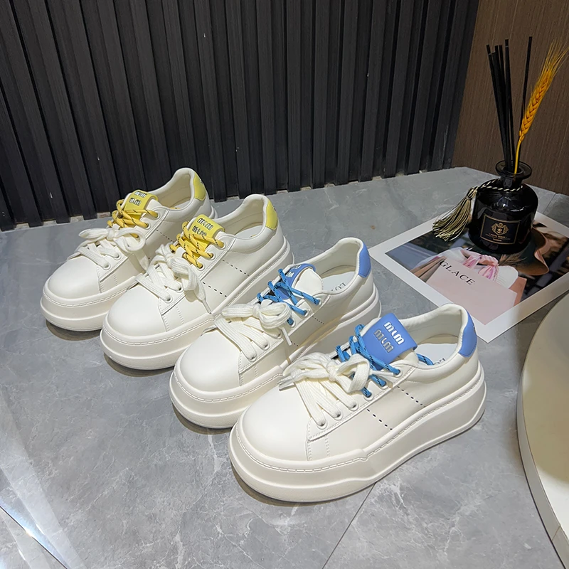 2025春季新款女鞋时尚百搭青春靓丽轻便透气厚底增高运动休闲鞋51