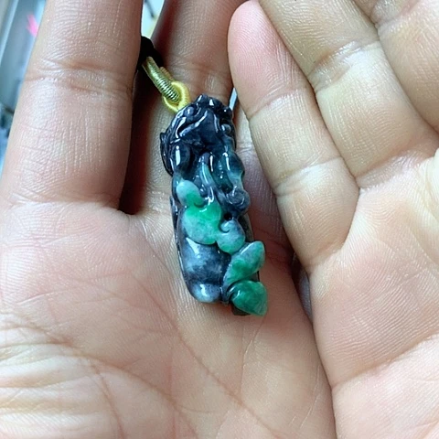 翡翠颈饰未镶嵌天然缅甸翡翠a货