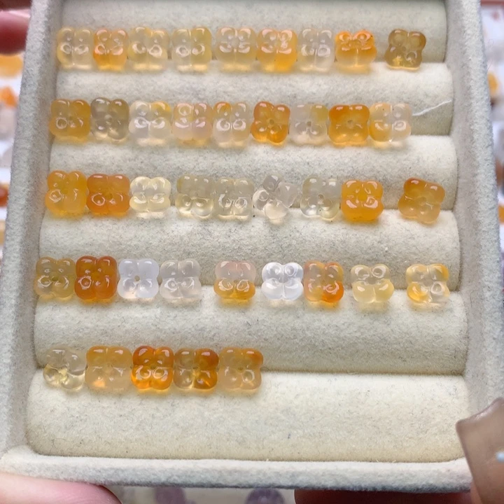 玛瑙/玉髓未镶嵌玛瑙小桂花