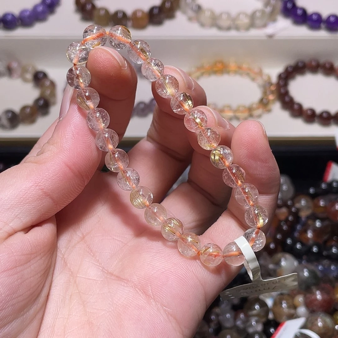 手链未镶嵌水晶板钛金发晶7