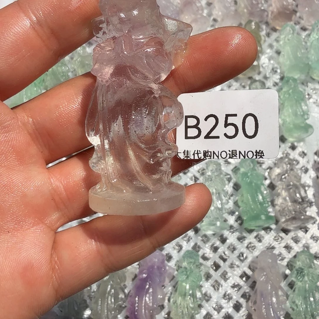 烟晶手链未镶嵌与***漫萤石