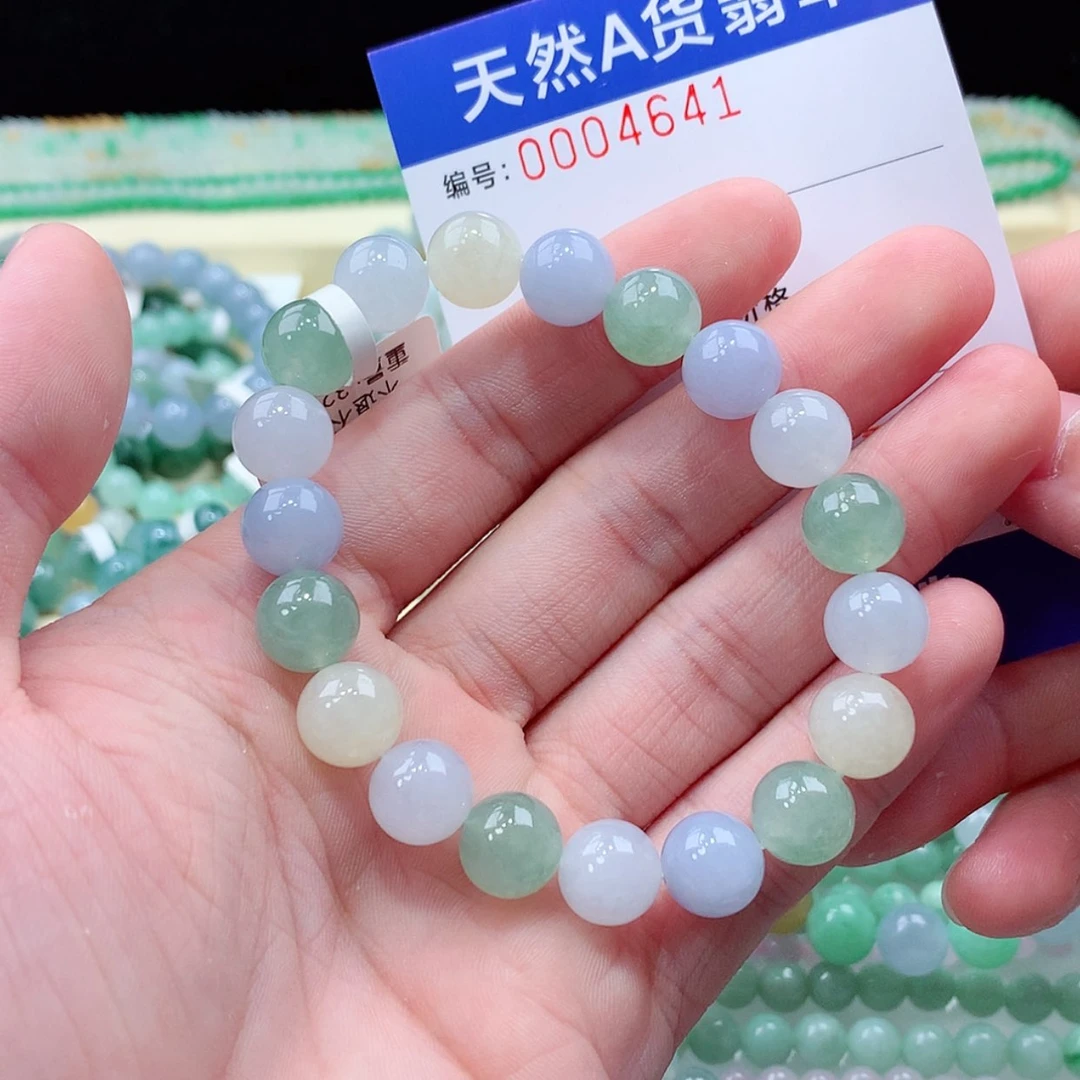 【闪购商品】项链未镶嵌翡翠高****酪缅甸天然A货翡翠