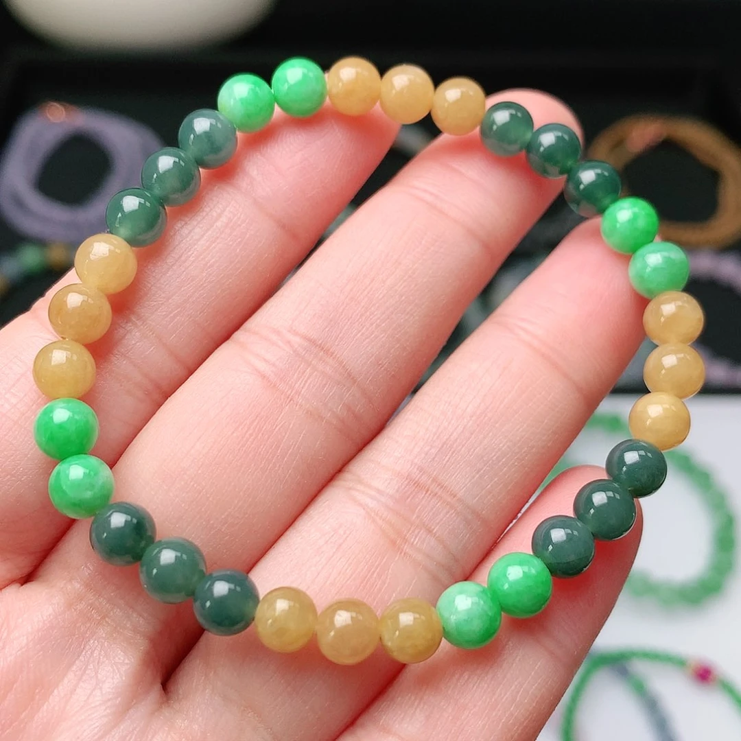 翡翠手链未镶嵌翡翠