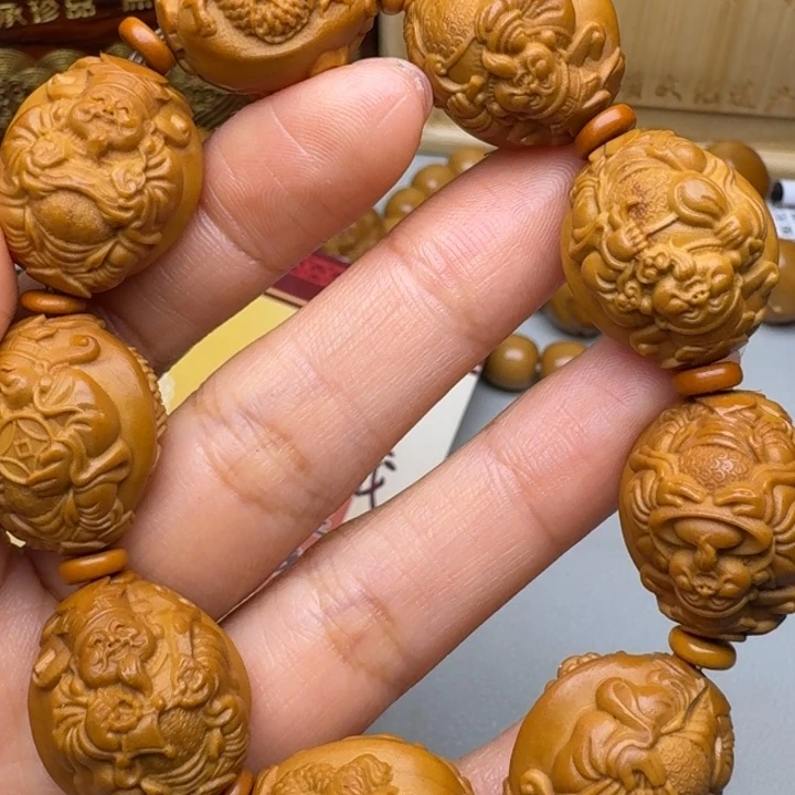手串/手链橄榄核九龙财神