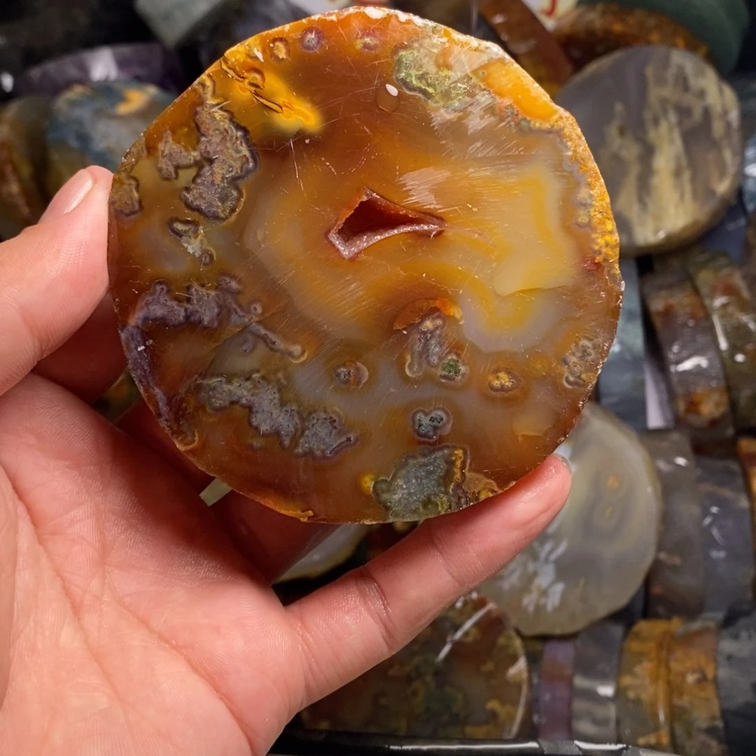 定制玛瑙宁**海天然水草玛瑙手镯