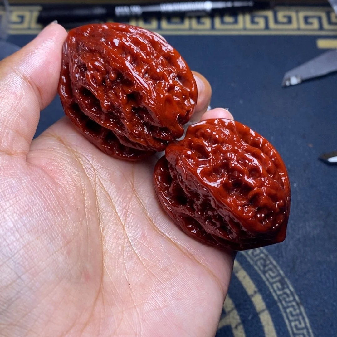 文玩核桃吊坠鸡心41