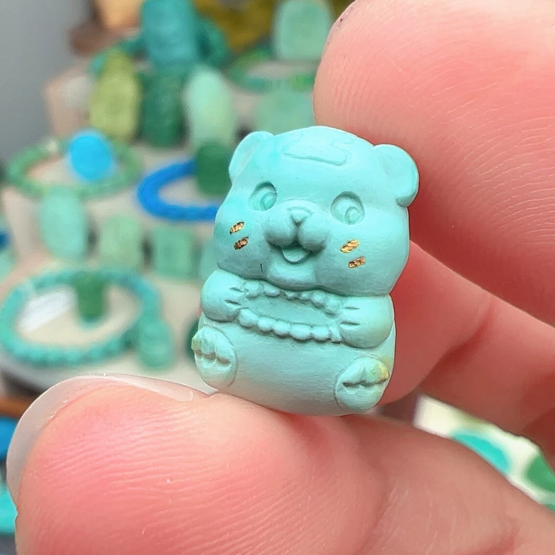 绿松石未镶嵌主播万珍