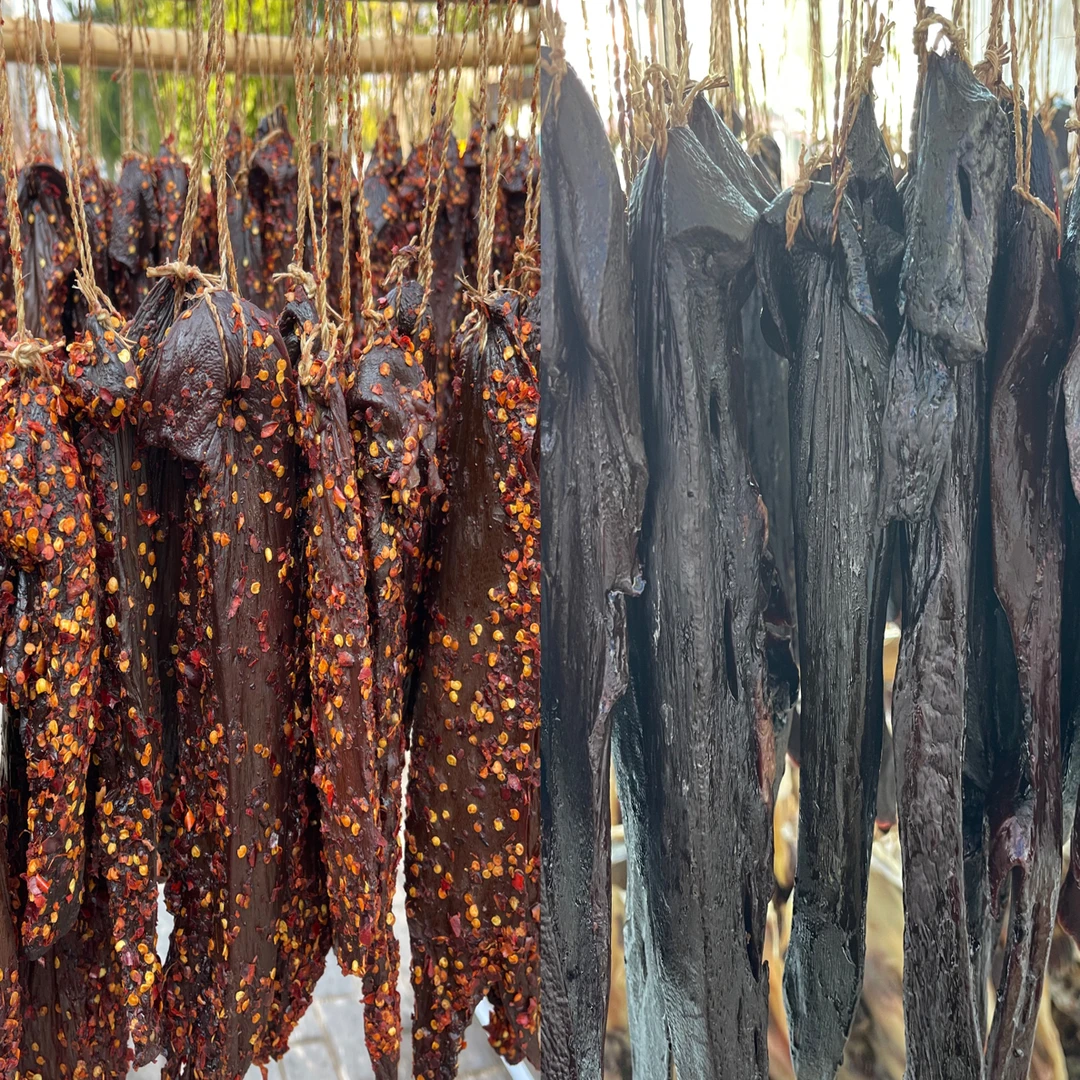 江西赣南风味腊货手工腊猪肝三腌三晒有辣原味咸香口感赣南土特产