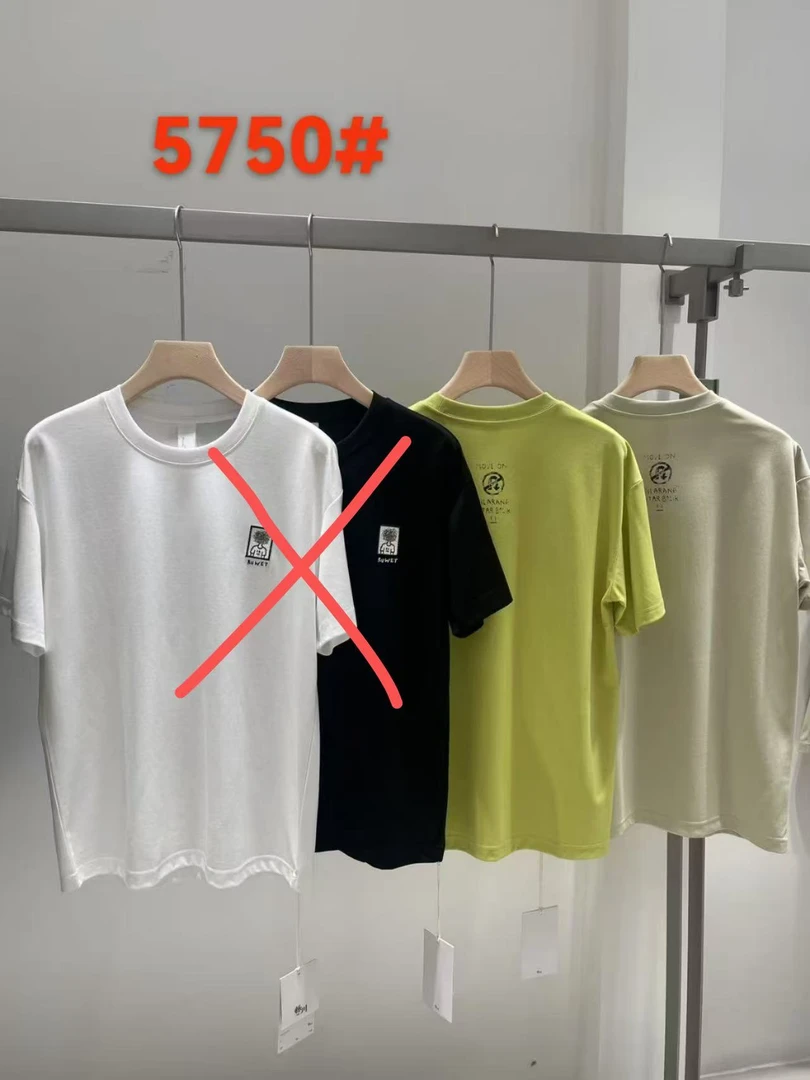 SC5750（聚水潭）短袖日常热转印圆领印花T恤常规款男士短袖