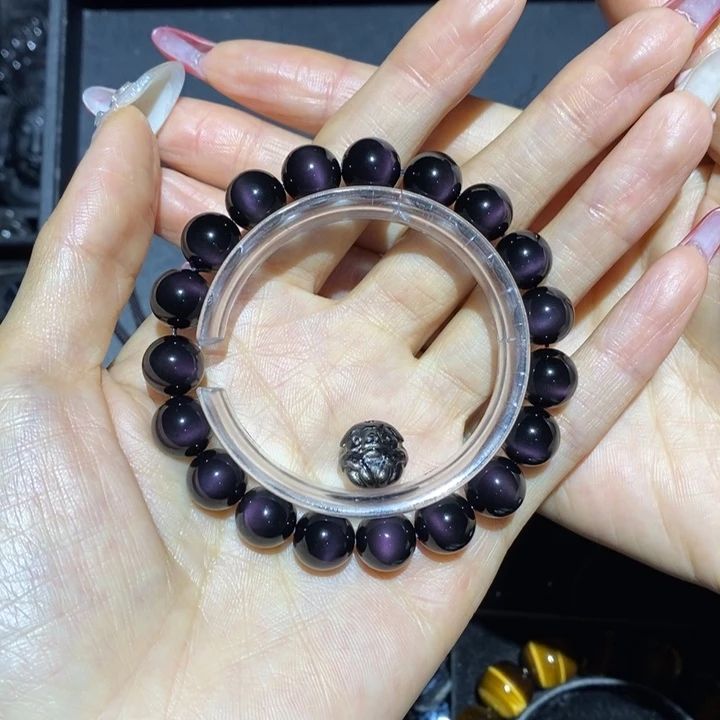 黑曜岩手链未镶嵌负*代