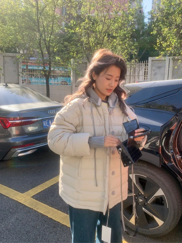 清仓 不退不换！！！【楠楠】假两件可拆卸帽子韩系保暖加厚外套