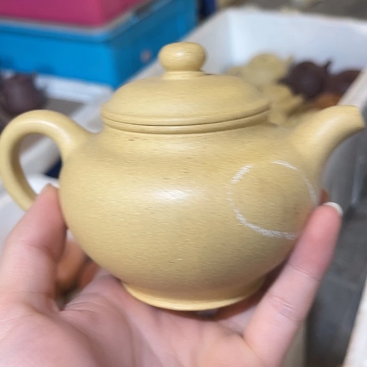 紫砂茶壶本绿掇只瑕
