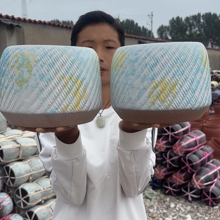 新款侘寂风蓝两个口径17*16