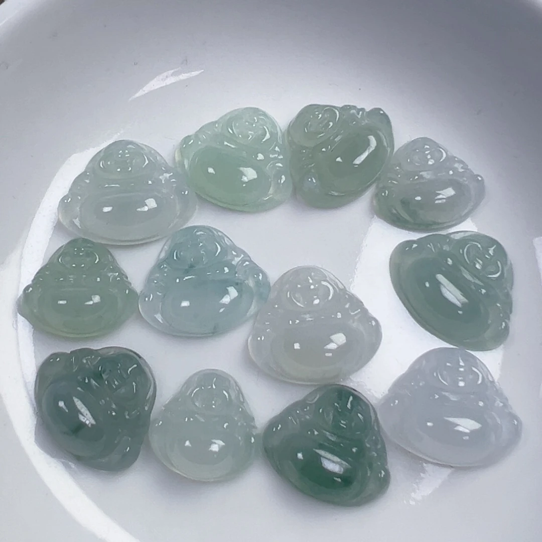 翡翠散珠翡翠冰佛公一个可挑