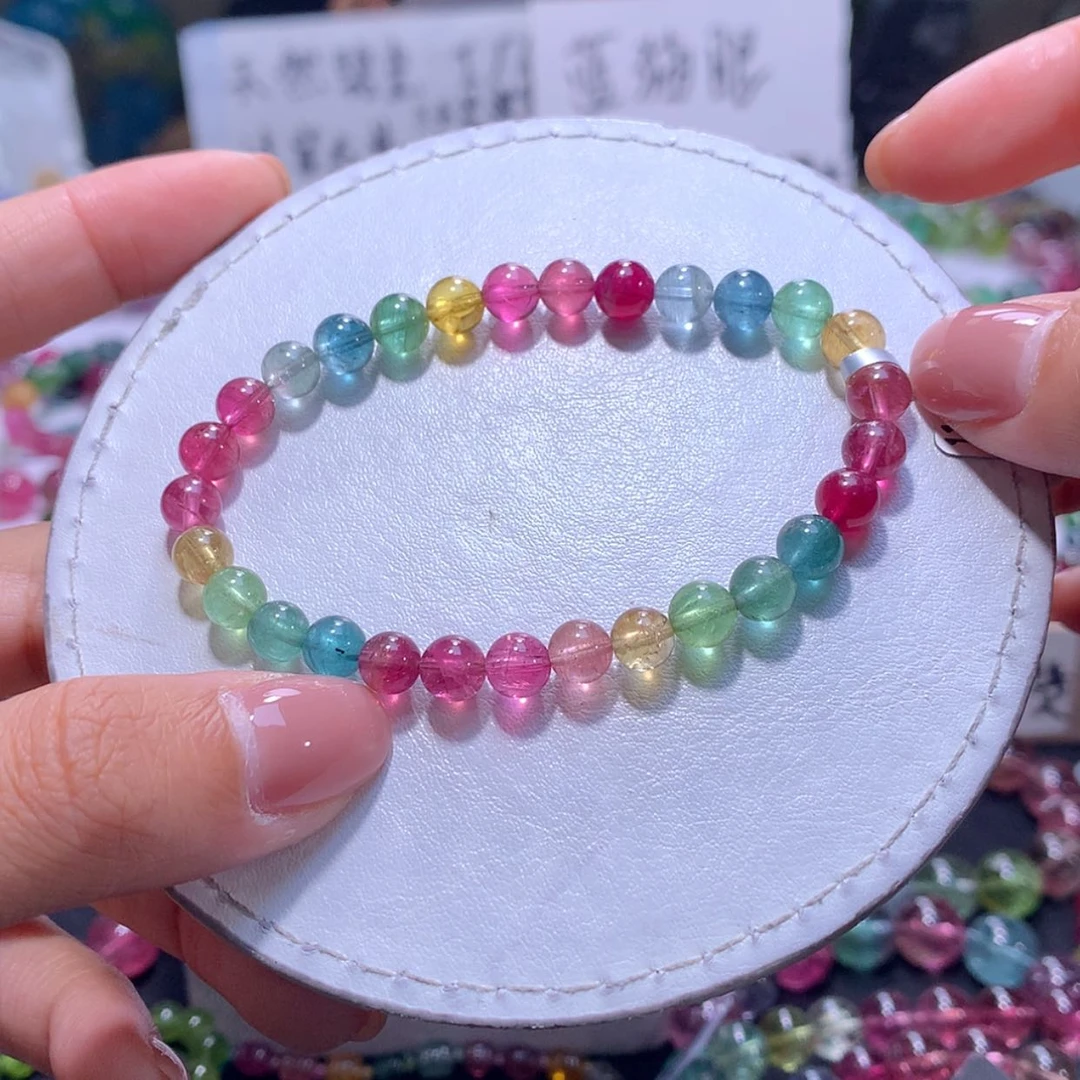 【闪购商品】未镶嵌手串碧玺6.4m