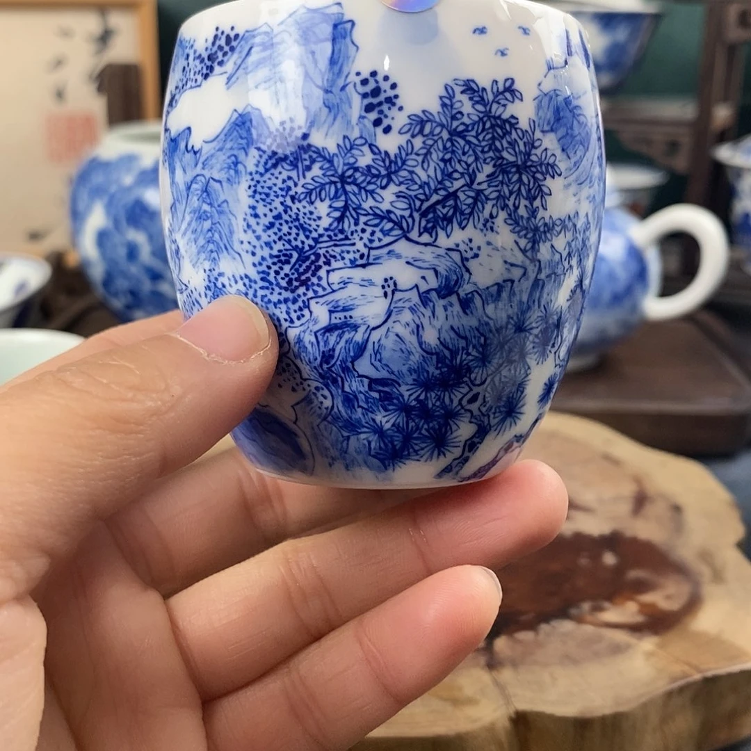 瓷片景德镇手绘青花茶器20