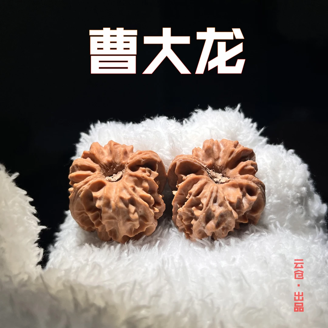 【微修曹大龙】文玩核桃手把件 涞水好物