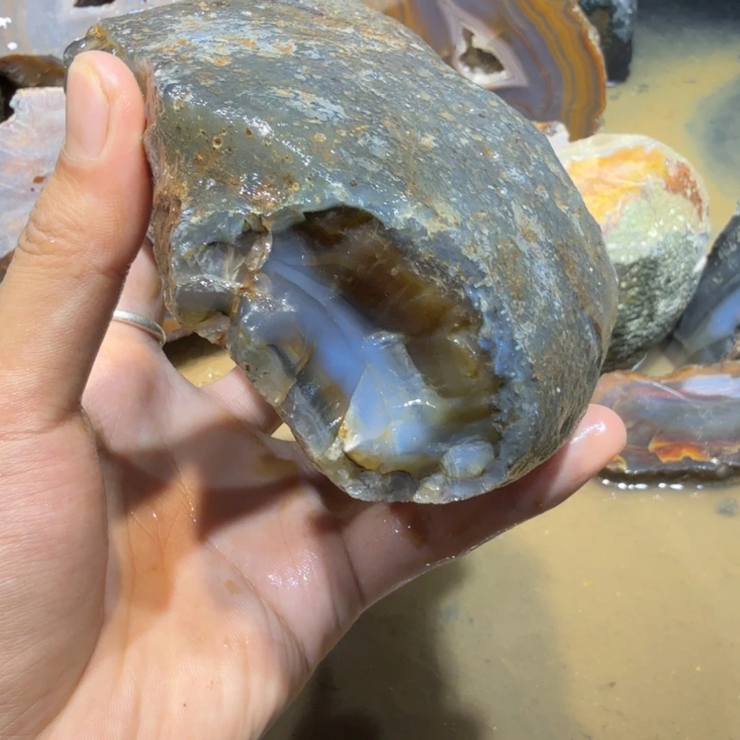 未镶嵌玛瑙/玉髓珠宝半成品