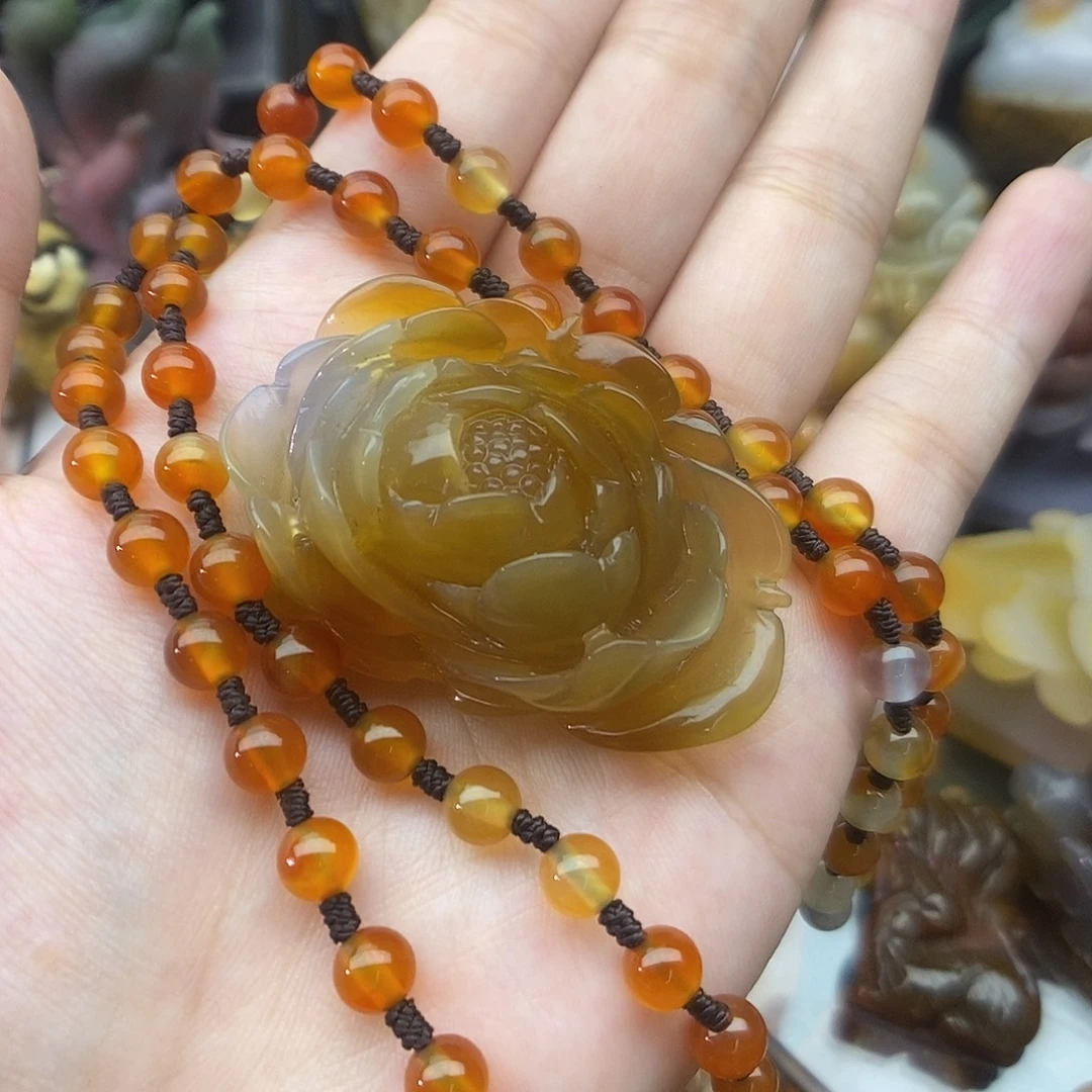 玛瑙/玉髓未镶嵌颈饰