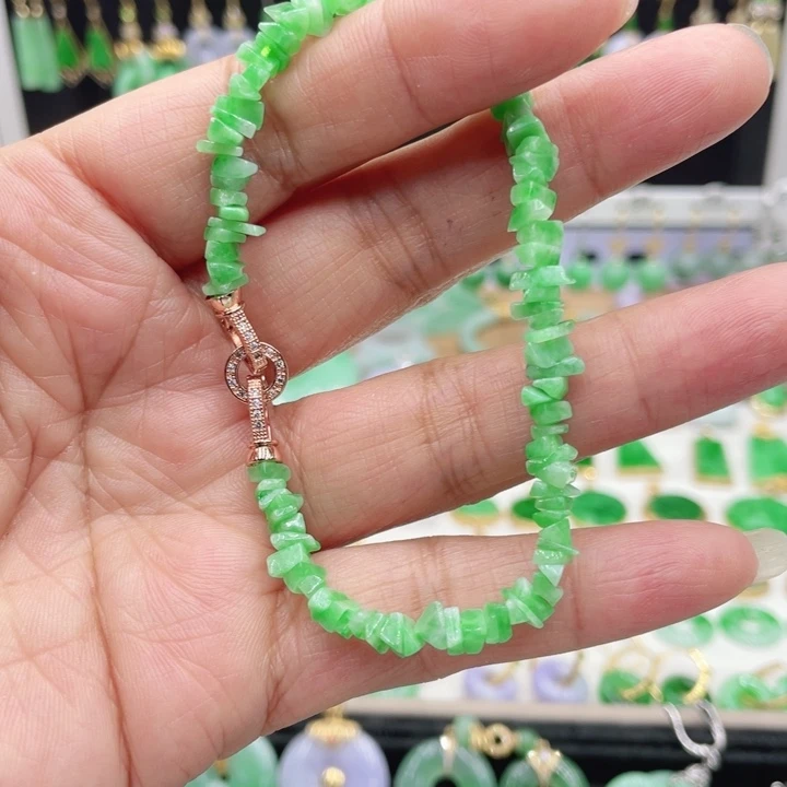 翡翠未镶嵌手串的