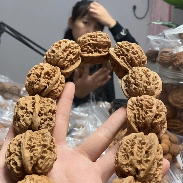 文玩核桃把件39将军手持