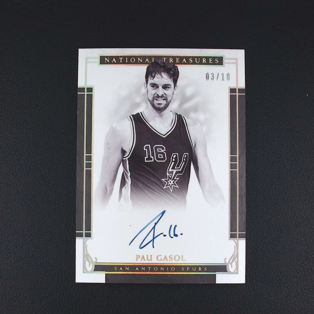 保罗·加索尔 10编 帕尼尼NBA国宝手提签字球星卡