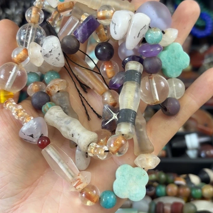 语***化玛瑙/玉髓未镶嵌颈饰