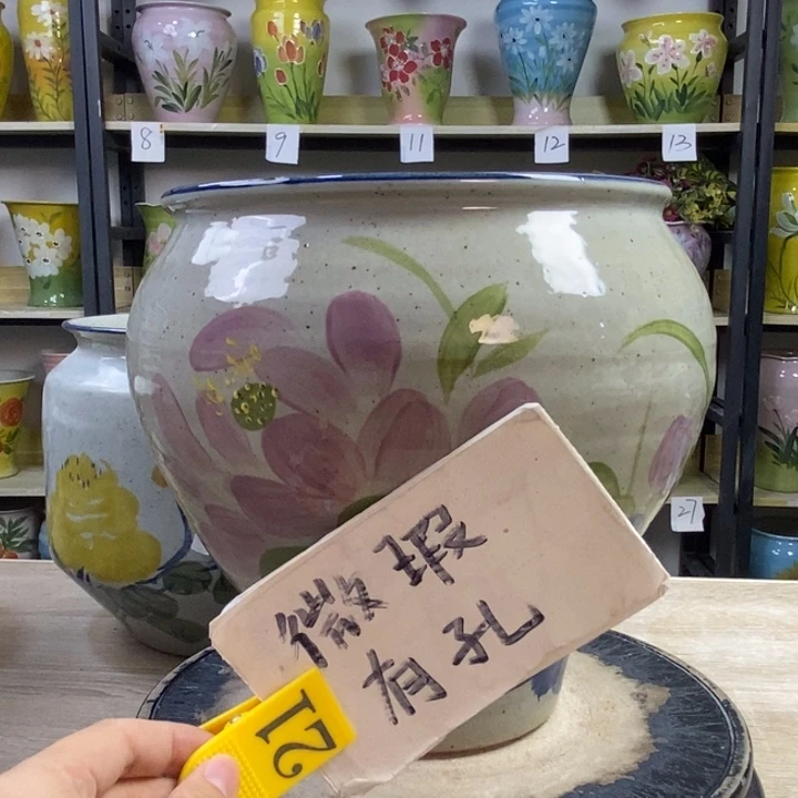 景德镇高温陶瓷花盆