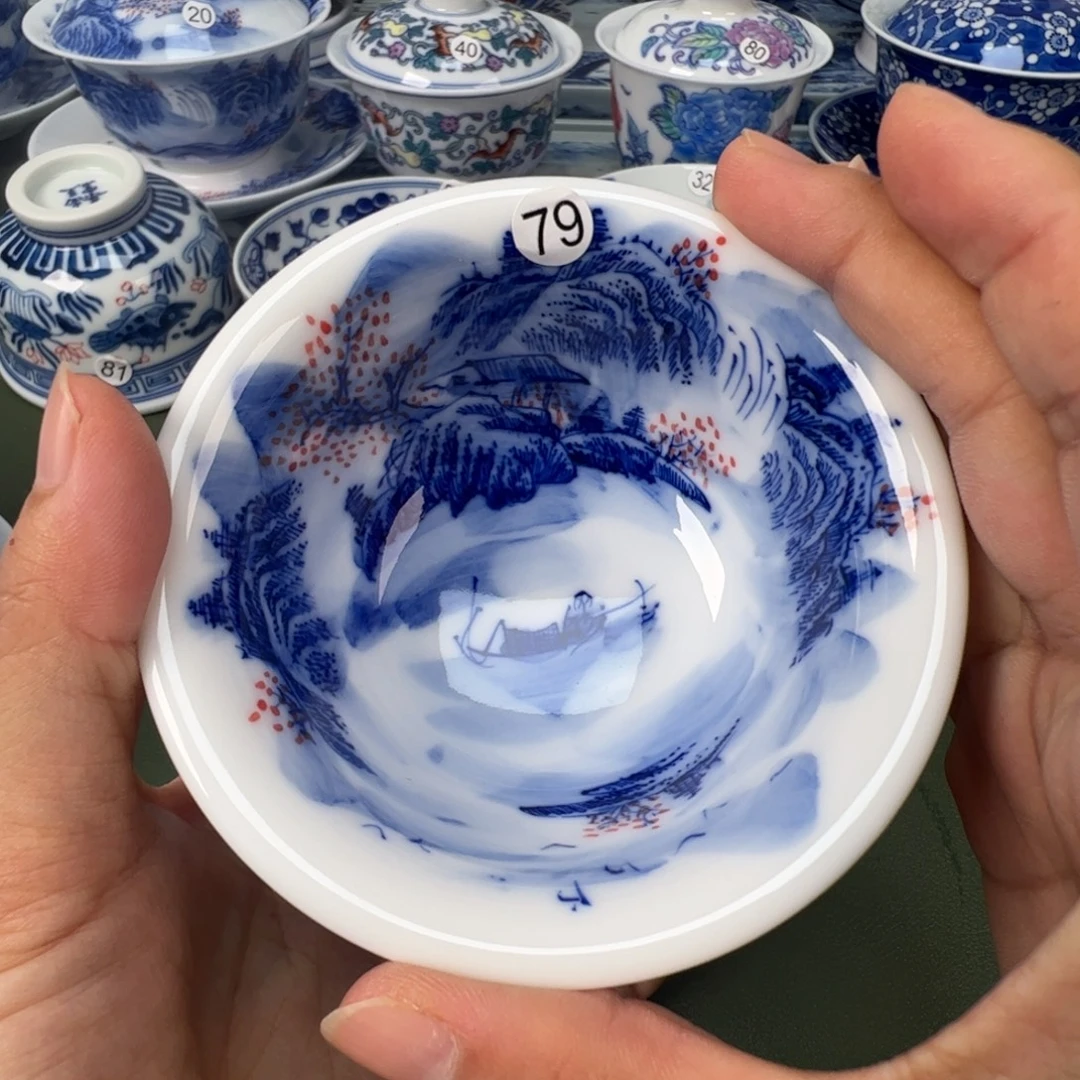 木木景德镇纯手工纯手绘茶具79