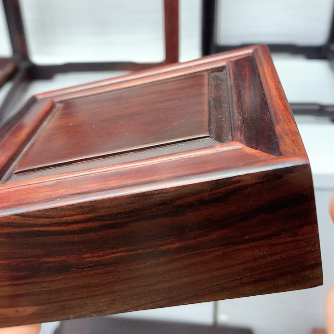 藤类大红酸枝手镯盒