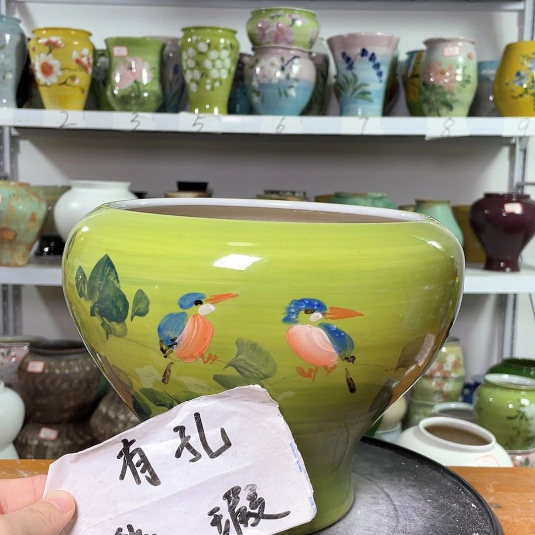 景德镇陶瓷花盆花器暇256