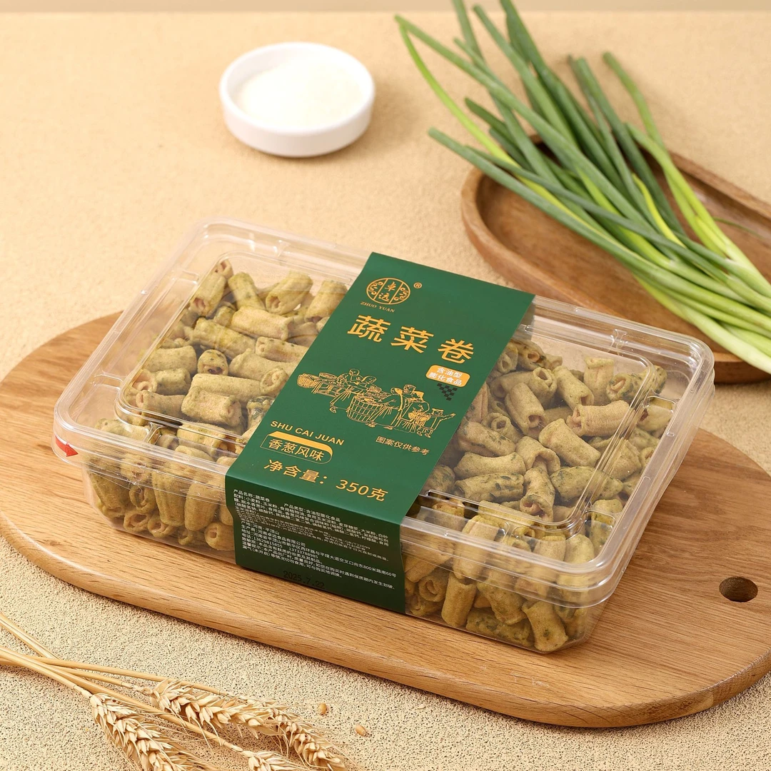 卓远盒装蔬菜卷香葱风味休闲小零食茶点