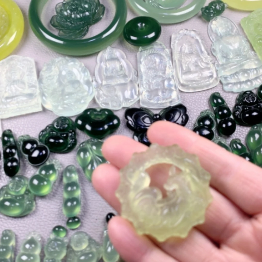 【闪购商品】蛇纹石玉岫玉未镶嵌