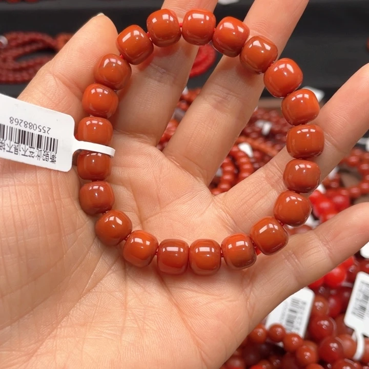 南红玛瑙手链未镶嵌光*哥