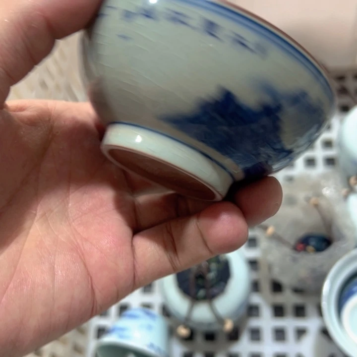 瓷片淘泥千里江山漏网微瑕