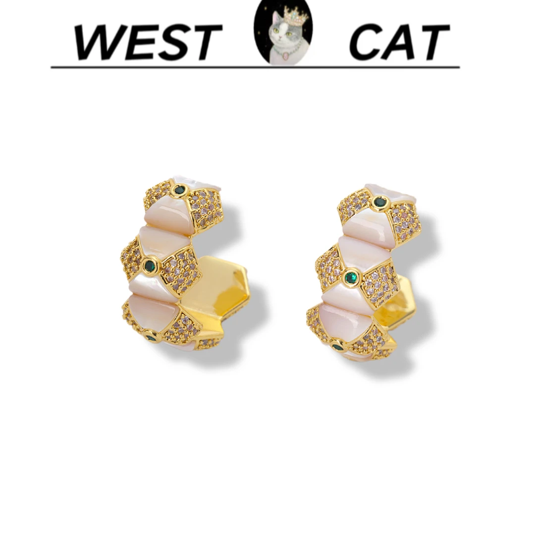 外货高品高奢耳钉U-9615