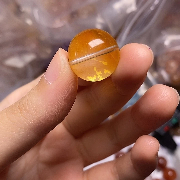 M***o水晶手链未镶嵌黄胶