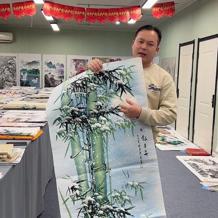 国画我们都要努力的生活