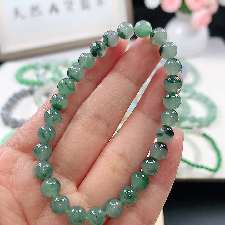 未镶嵌手链翡翠手链6.8mm