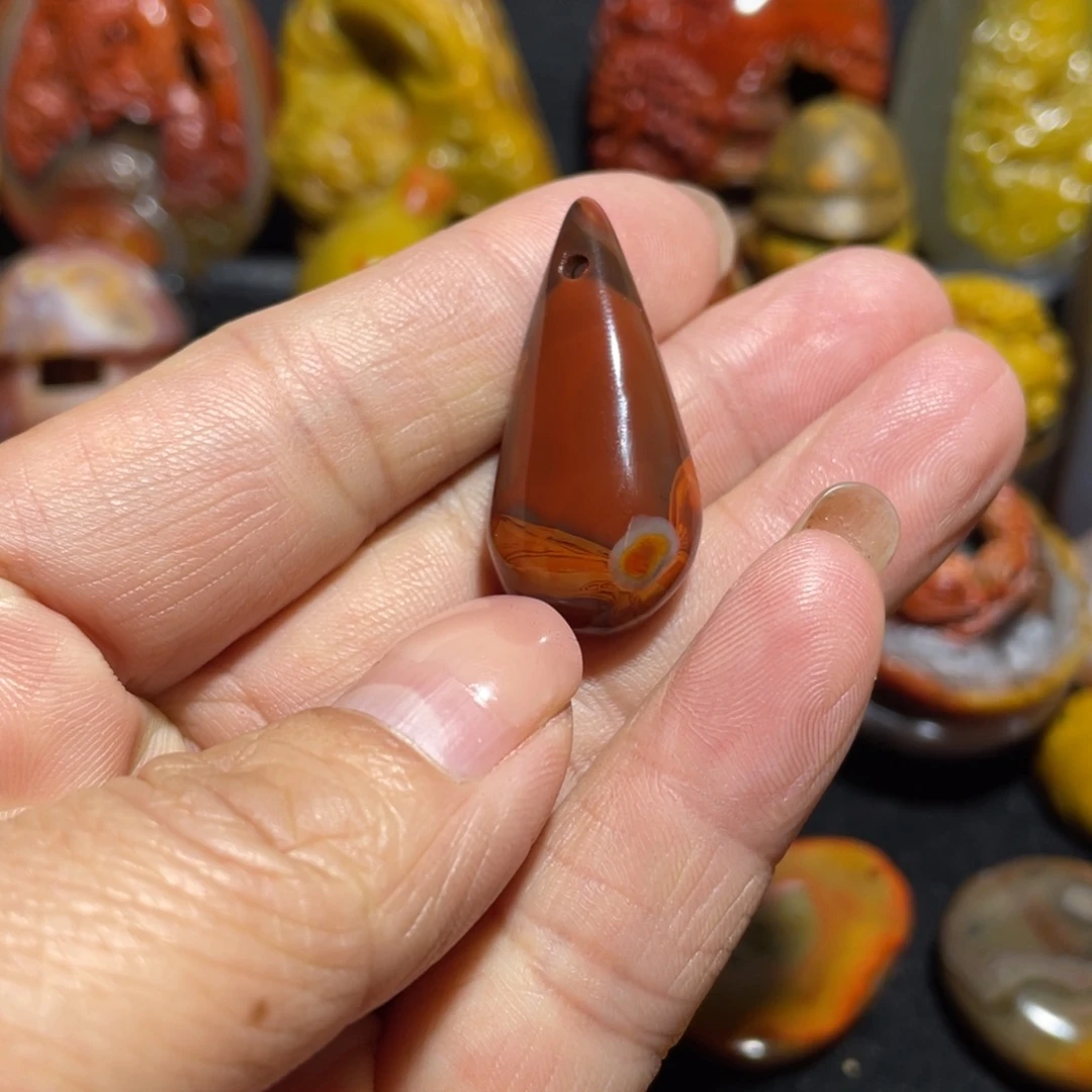 玛瑙/玉髓合金颈饰